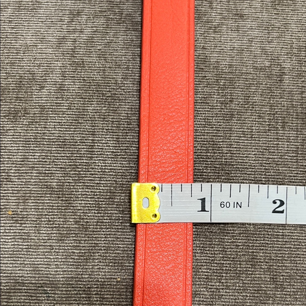 J. Crew orange/tangerine belt, size small. - Picture 9 of 9
